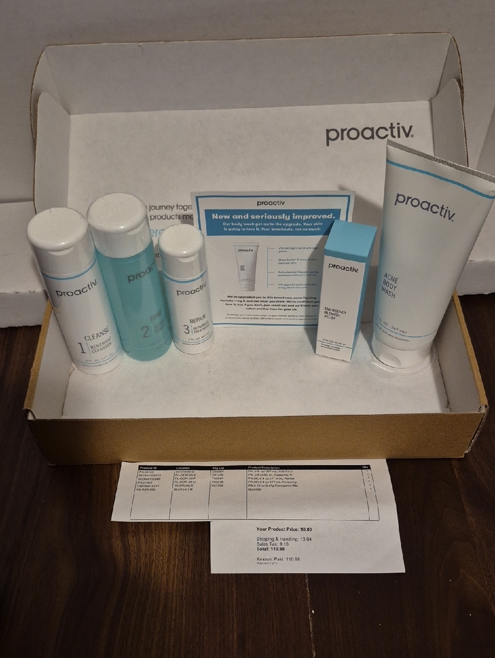 Proactiv Acne Care Set – White and Light Blue